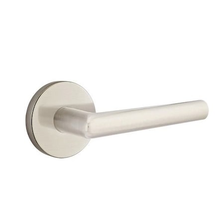 Emtek Stuttgart Lever Right Hand 2-3/8 in Backset Privacy w/Disk Rose for 1-1/4 in to 2 in Door 5209STUUS15RH